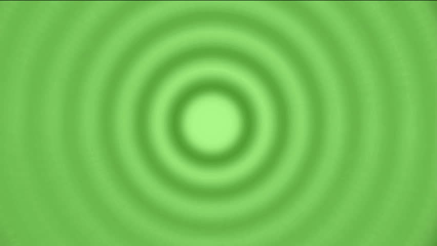 green circle round tunnel,water ripple on lake surface,energy pulse field.
