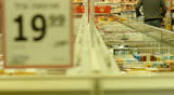 Supermarket Checkout counter buyer buy aisle shopping merchandise cart cash