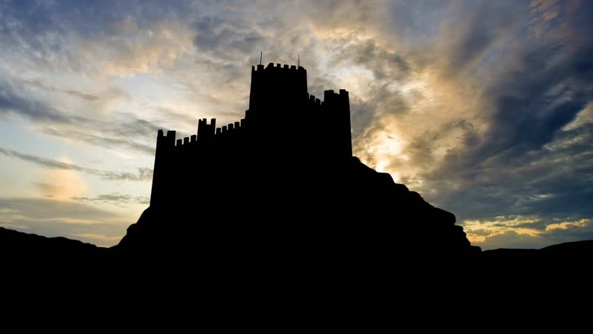 The Castle of Almourol is a medieval castle on a small islet in Tagus River, close to Vila Nova da Barquinha, in Portugal. The castle was used by the Knights Templar.

