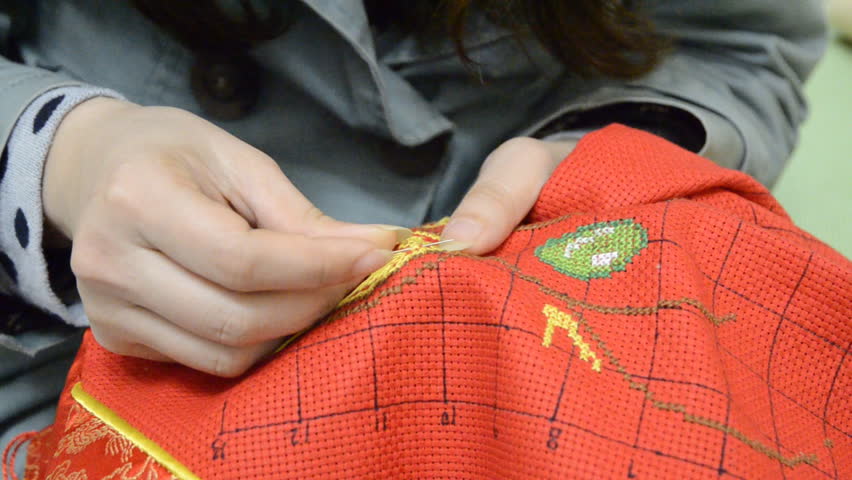 Chinese tradition cross stitch