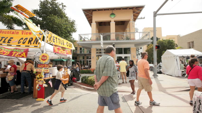 MIAMI, FL - FEBRUARY 26: Video of the South Miami Rotary Arts Festival which features 148 outstanding artists,  February 26, 2012 in Miami, FL. 
