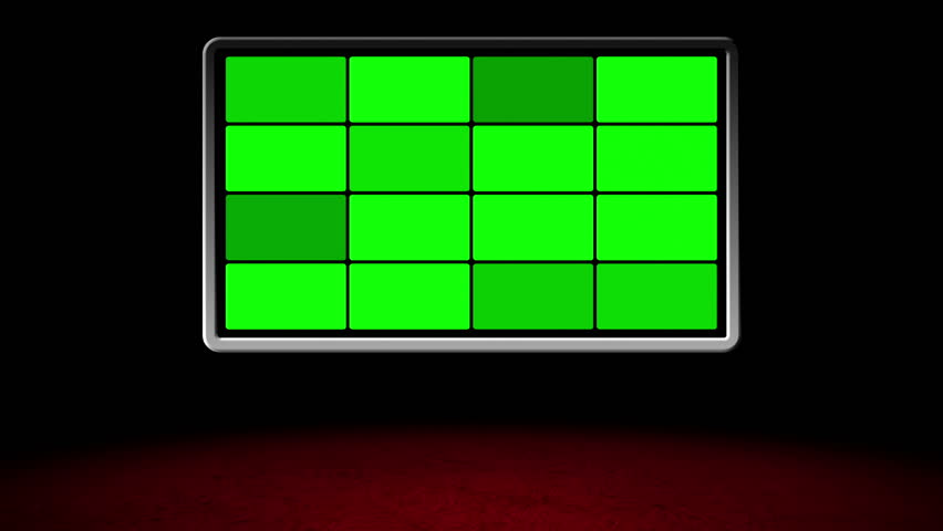 Red Carpet design Virtual Studio.

You can use your custom footage in the screen by replacing the green areas by using chroma key.Also you can loop it by using dissolve.
