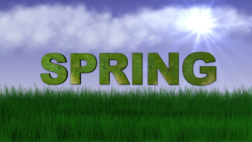 Spring  Text in Nature