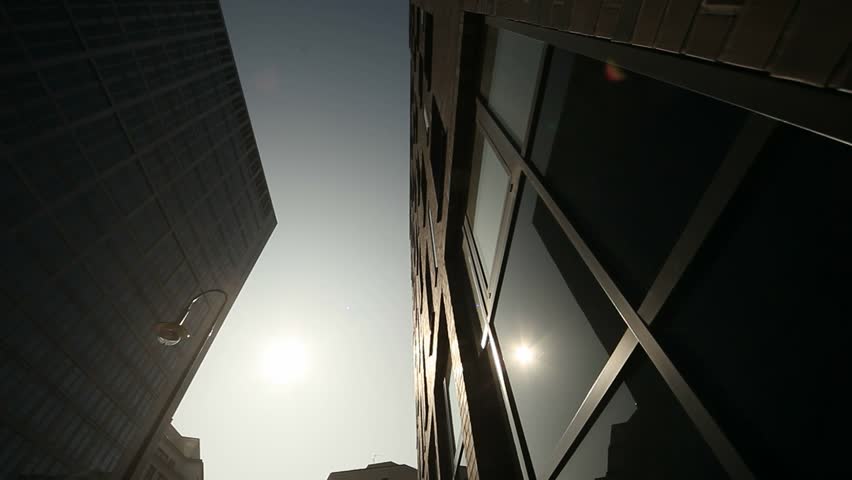 video footage of skyscrapers, urban scenics