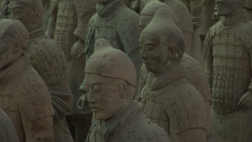Terracotta Soldiers in Trenches,  Xi'an, Shaanxi Province, China. Format: NTSC HDV Compression: MotionJPEG-A Camera: Sony HVR-Z1U Size: 1080i (1920 x 1080) Sound: No