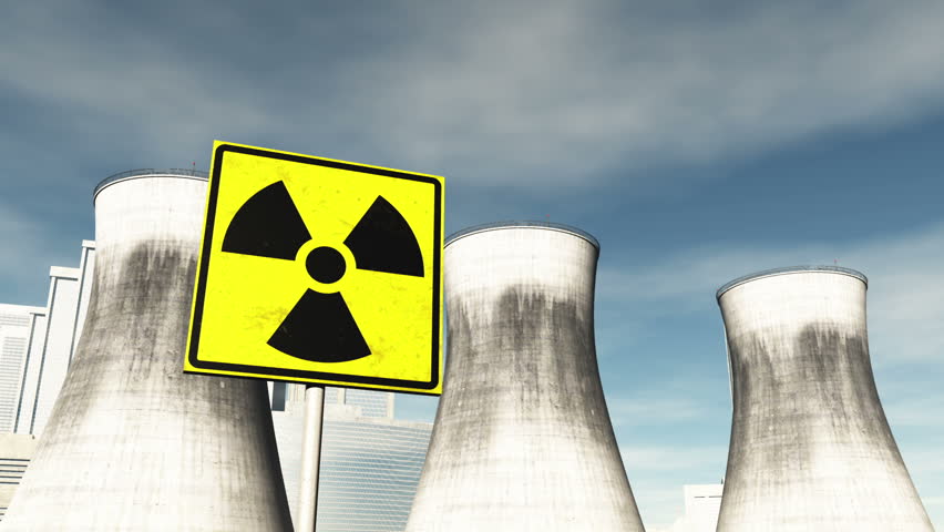 Nuclear Power Plant and Cooling Towers