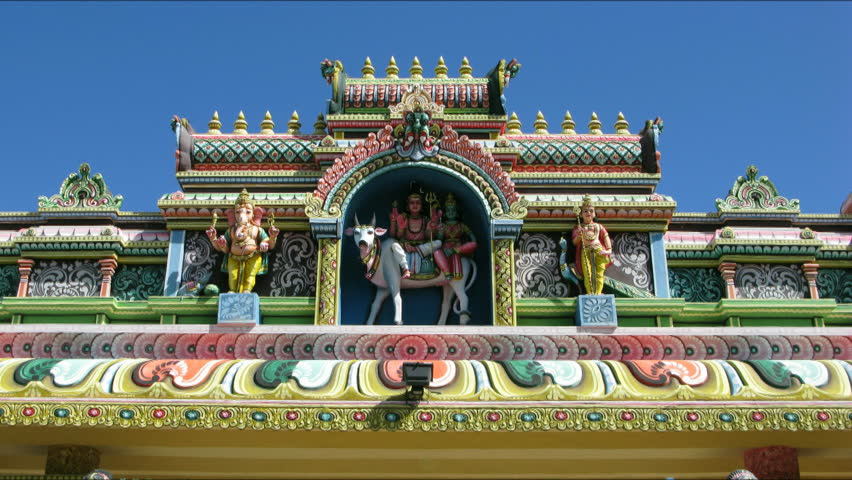 Mauritius - Hindu Temple - Zoom in