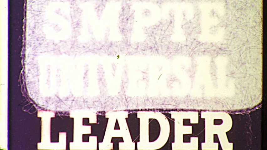 THE END Super 8 Vintage Damaged Film Leader Texture Loop