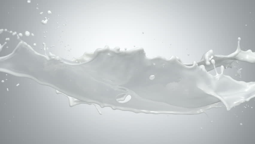 Milk splash in the air shooting with high speed camera, phantom flex.