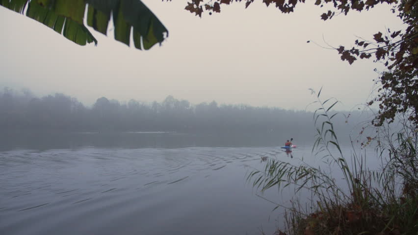 Header of canoeist