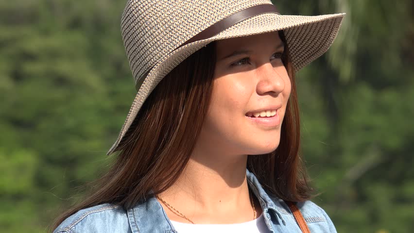 Hot Teen Girl On Summer Day Stock Footage Video 14244296