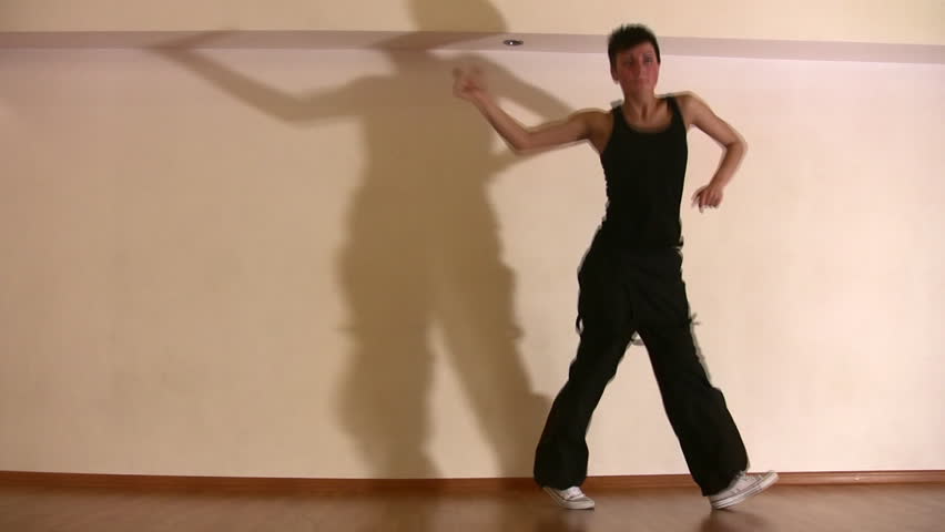 dancing girl and shadow 