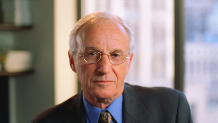 Portrait of older businessman