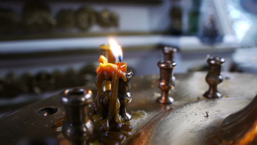 Candle in the church