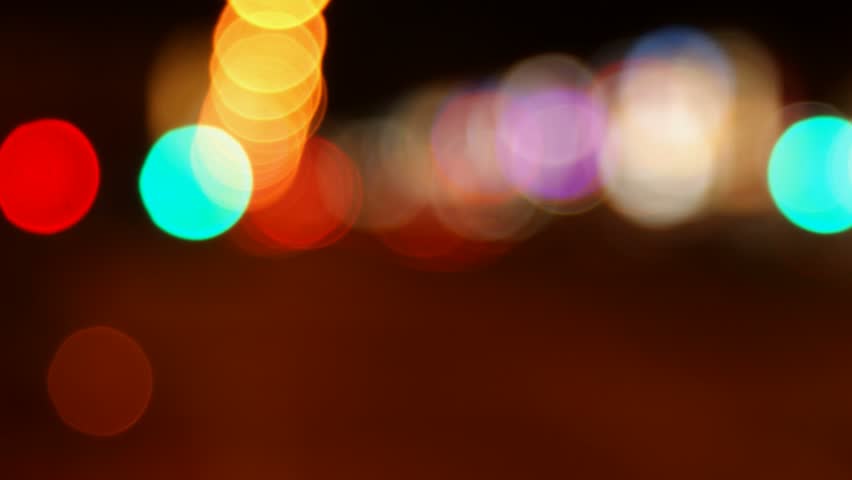 Timelapse out of focus, orbs.