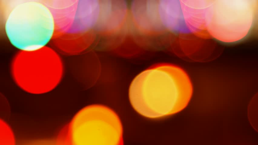 Timelapse out of focus, orbs.