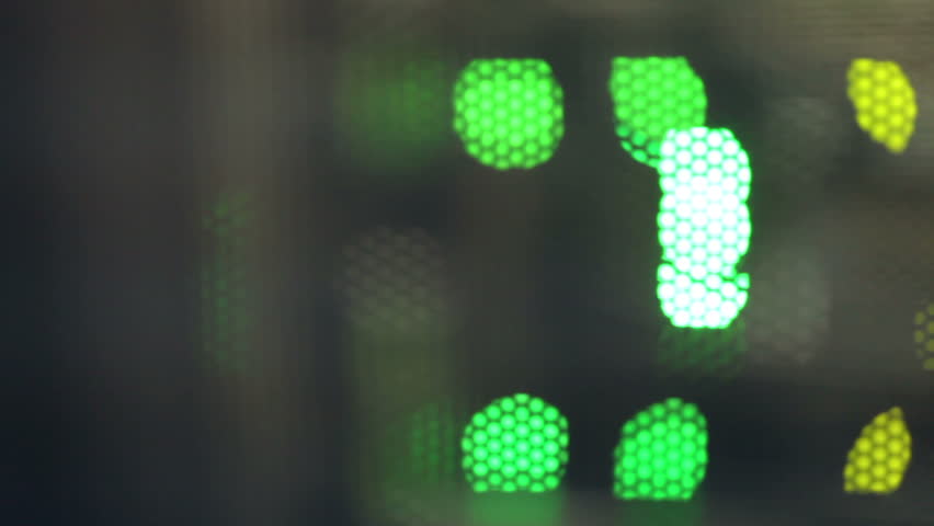 Glowing lights in the Server box