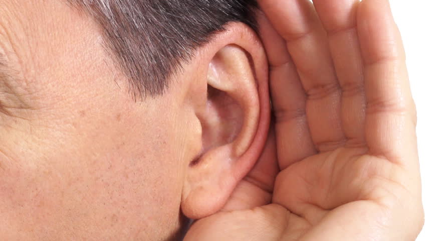 Deaf man.