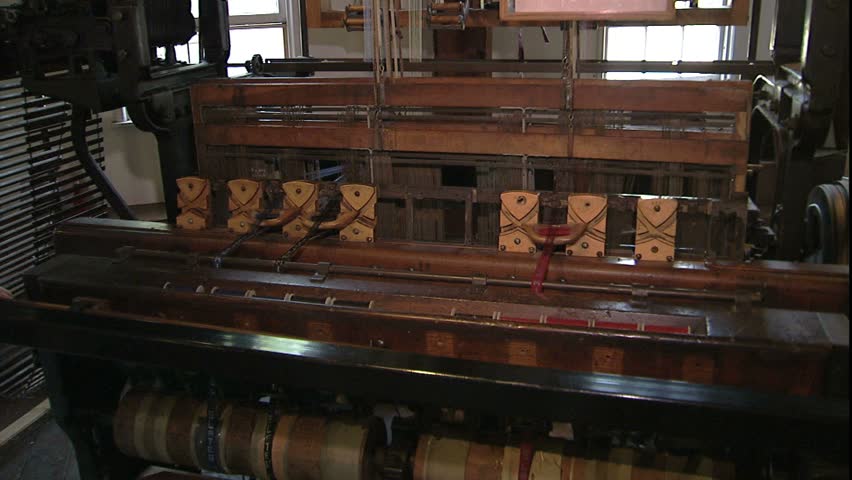 Belt driven waving machine, Pawtucket, RI