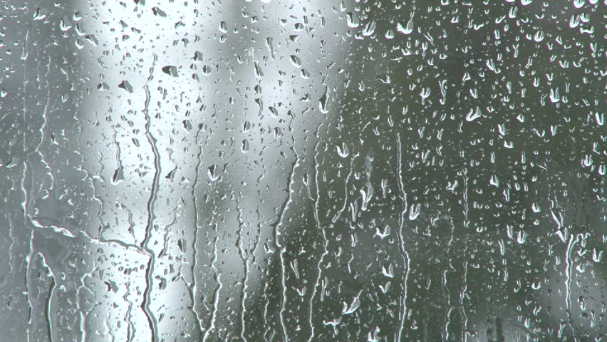 Rain Falling On A Window Rain Falling On A Window
