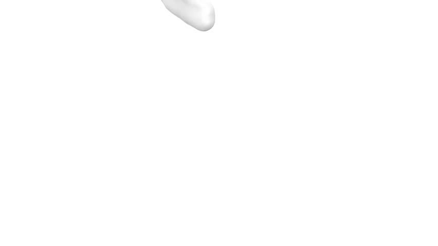 splash of milk on white background, with alpha channel (FULL HD)