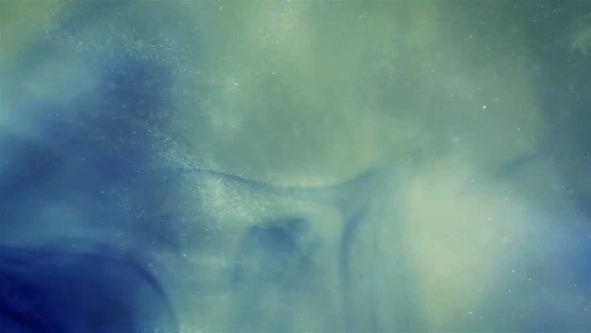 Ink droplet in water