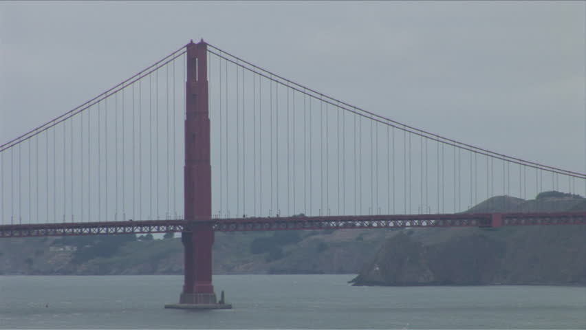 View of Golden Gate Bridge in San Francisco United States on a clear day