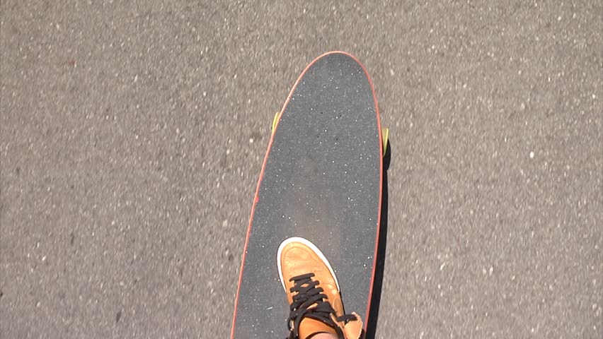 Man riding his skateboard
