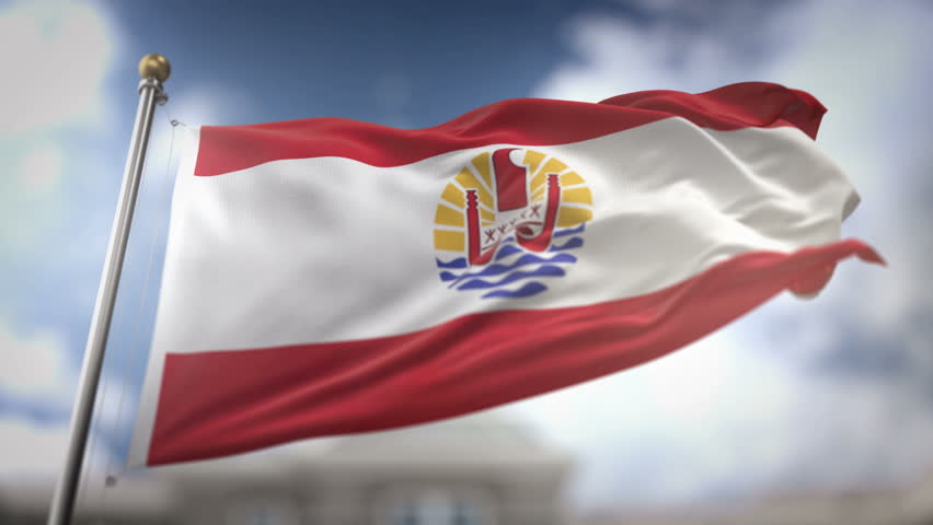 French Polynesia Flag Waving Stock Footage Video 2849302 Shutterstock