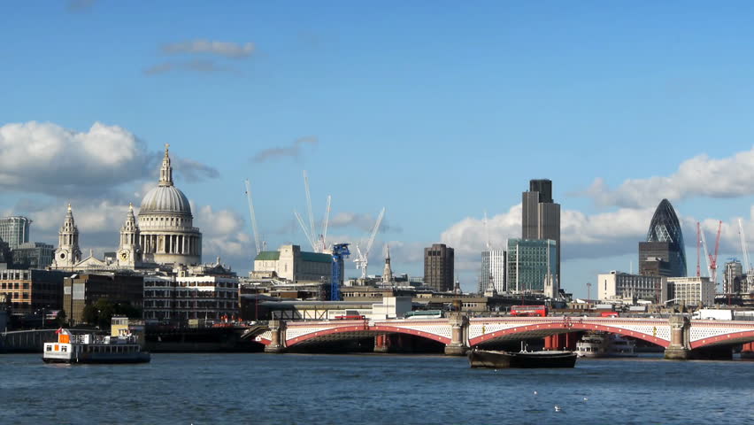 Office blocks in the City of London. 