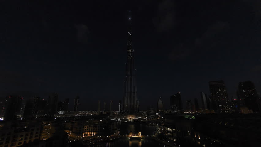 DUBAI, UNITED ARAB EMIRATES - CIRCA MAY 2011: Futuristic Modern Design Structure, the Burj Khalifa was completed in 2010 and is the worlds tallest building, Dubai.