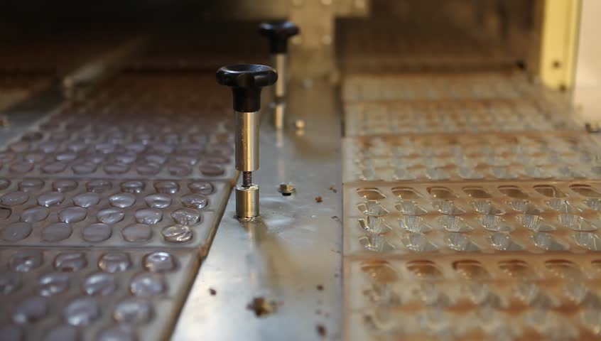 Chocolate-making factory in the "Del Turista" in San Carlos de Bariloche, Argentina