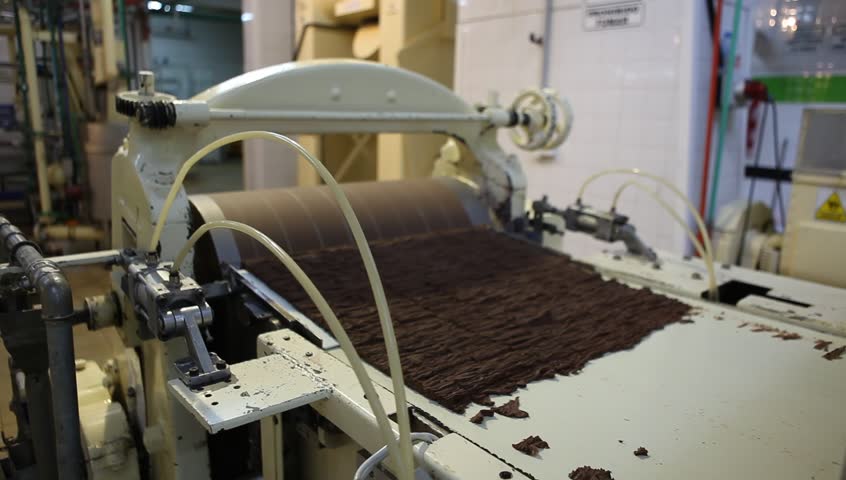 Chocolate-making factory in the "Del Turista" in San Carlos de Bariloche, Argentina