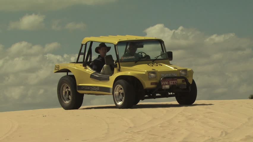 SAND DUNES, BRAZIL - CIRCA 2010: Dune Buggy on the Sand 