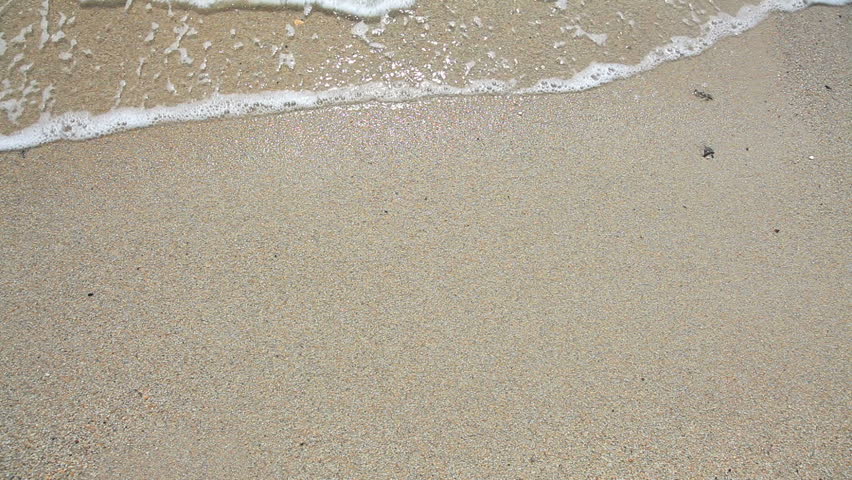 wave and sand beach