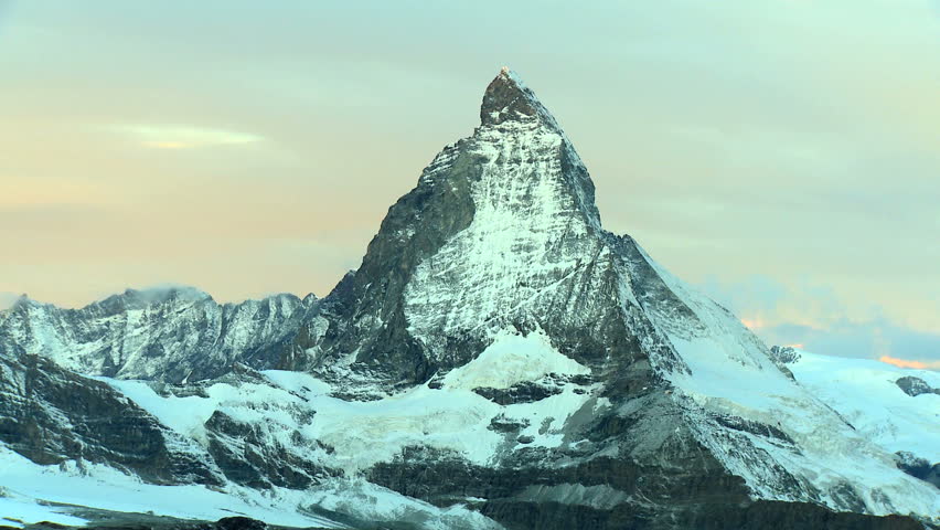 Morning sun over the Matterhorn,Switzerland