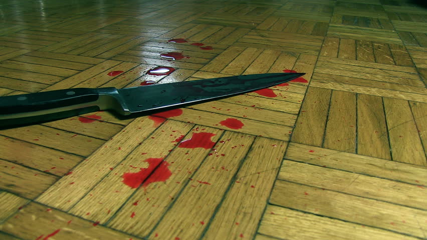 Bloody murder closeup