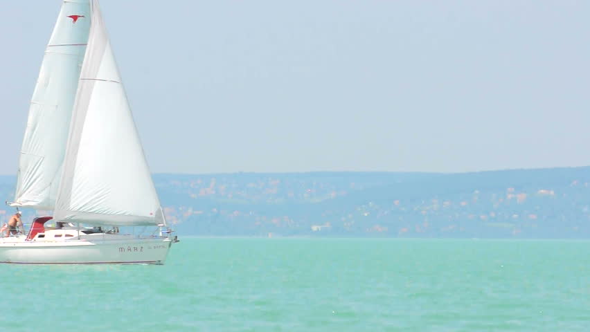 Sailing at the ocean