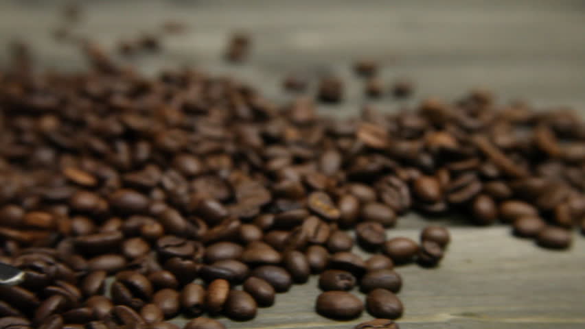Pan over coffee beans to a fresh brewed cup of espresso