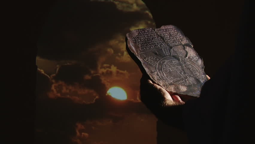 Babylon, archaeologist - Babylonian maps - first world map (600 B.C.)