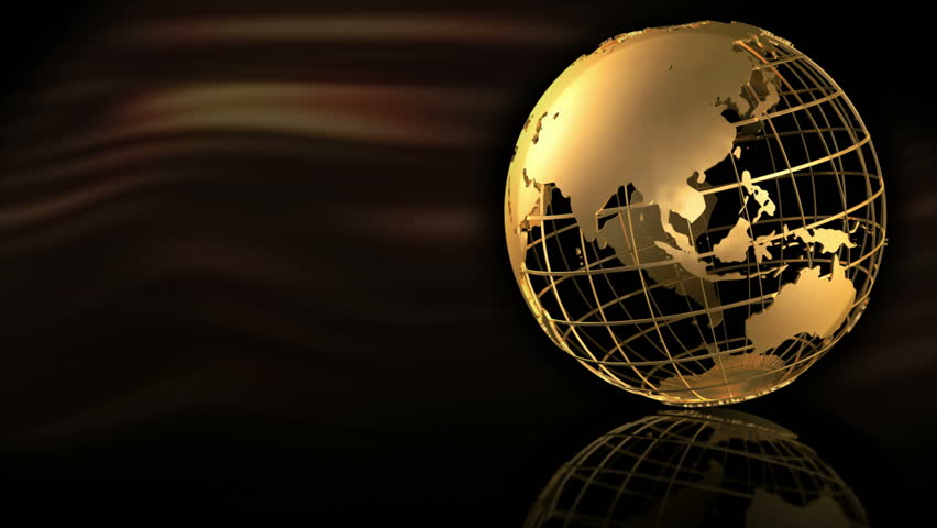 Gold Globe Spin
*1080p HD Stock Video of a Globe spinning right justified in order to leave room for copy.
