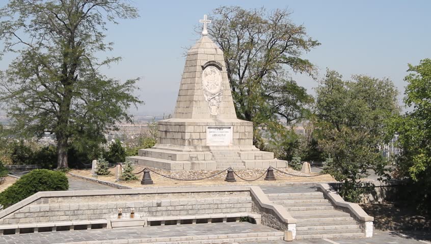 War monument in Plovdiv, Bulgaria