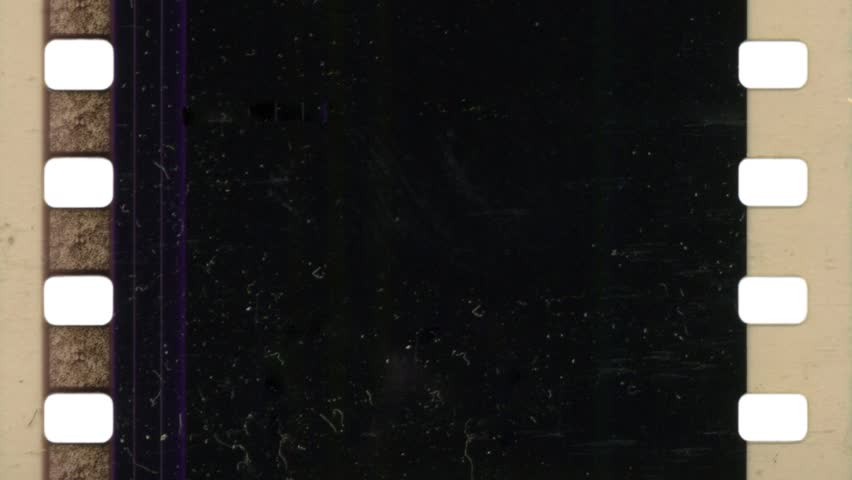 35 mm film Vintage Footage film static Old Reel Loop
