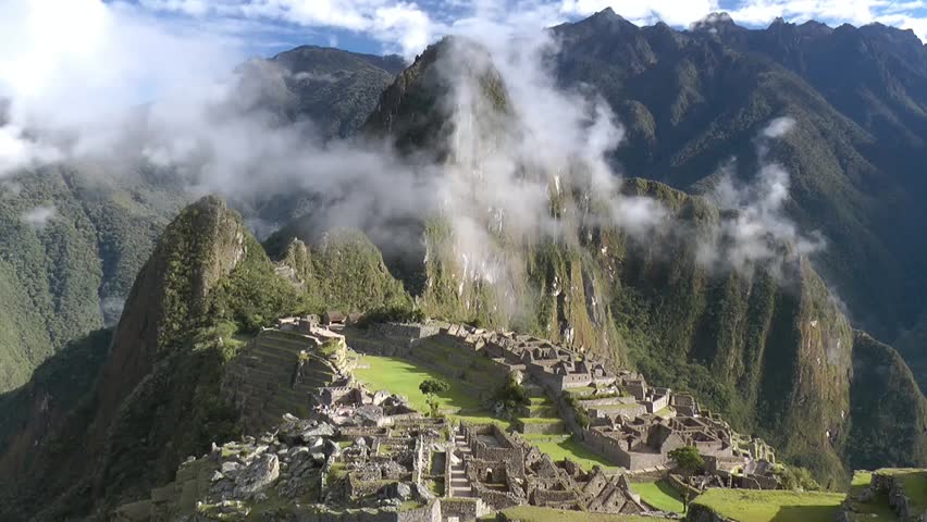 Machu Picchu ancient city of the inca, near Cuzco, andes mountains, South America