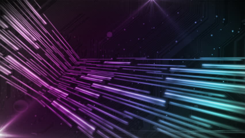 DIgital abstract streams of lines combining over a circuit texture.