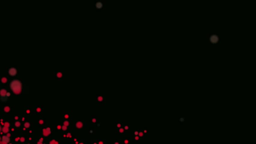isolated hearts of the particles with an alpha channel