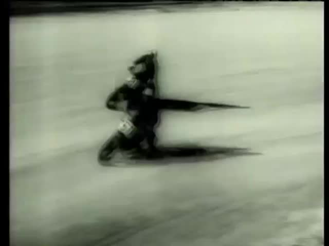 Daytona 200, a 200-mile (320 km) motorcycle race, at the Daytona International Speedway in Daytona Beach, Florida circa 1958-MGM PICTURES, UNIVERSAL-INTERNATIONAL NEWSREEL, USA, filmed in 1958