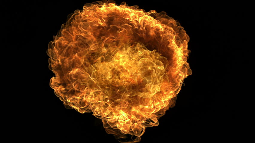 Fire ball explosion shooting with high speed camera.