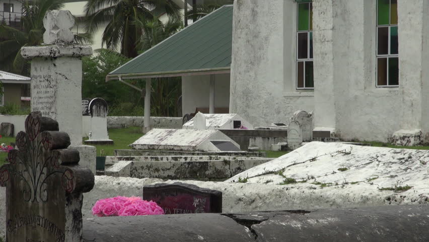 Still: Scenery of a Burial Ground at Cook Islands