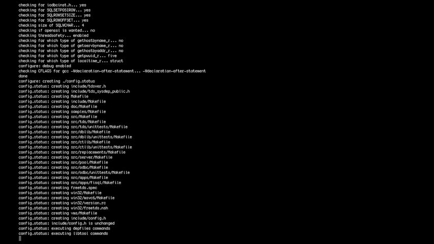 Programmer compiling software.
Software compilation process captured on computer screen. Perfect for portraying computer activity on screen.